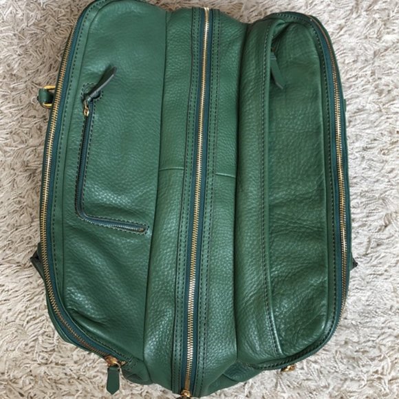 NWT Cole Haan pebbled leather small travel duffel - Picture 4 of 10